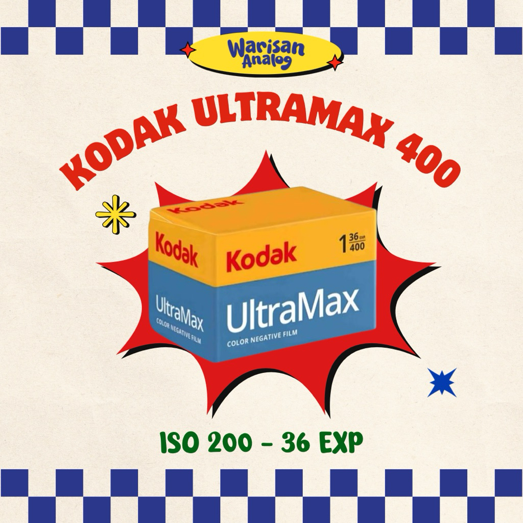 KODAK ULTRAMAX 400 - ROLL FILM 35MM - ISO 400 - 36EXP