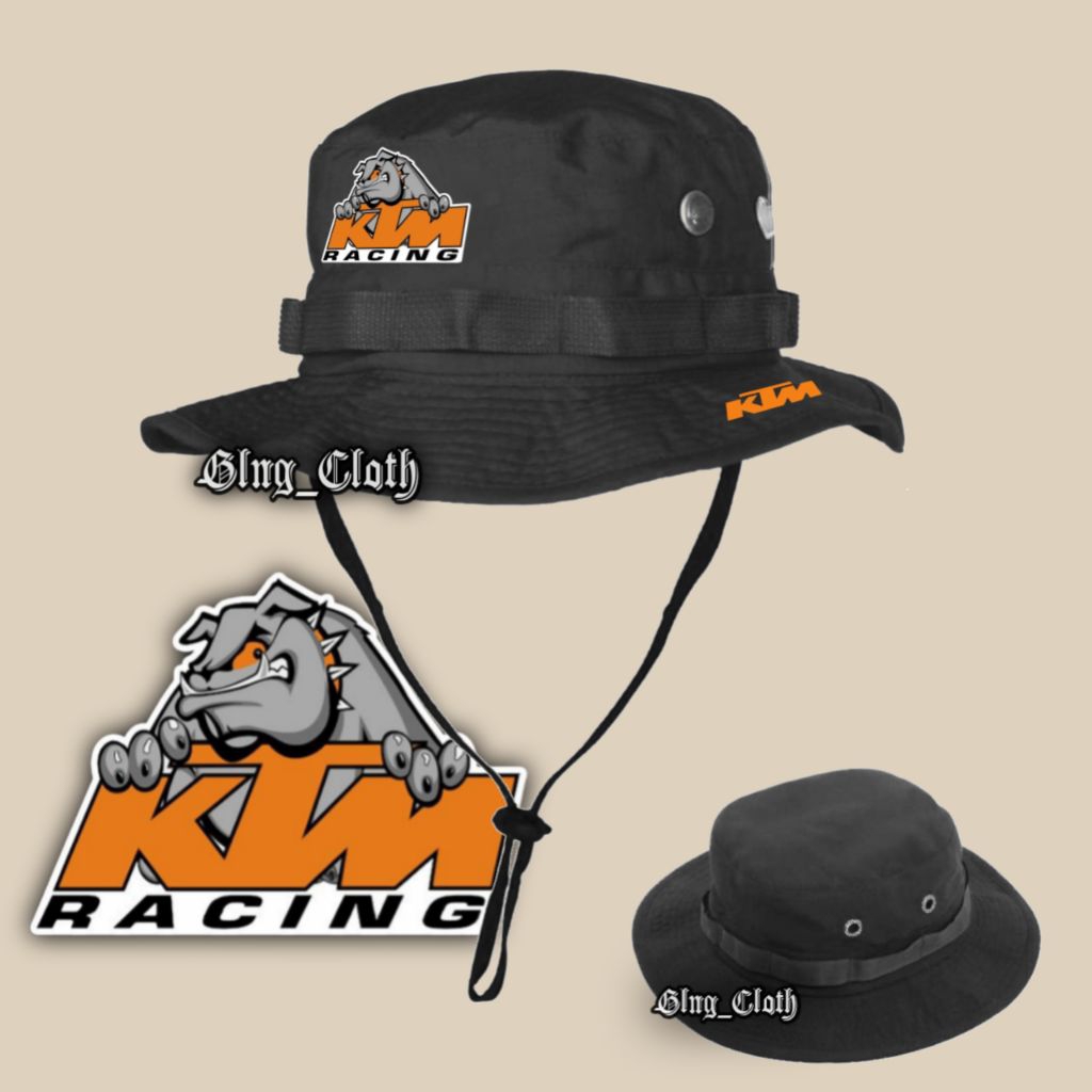 KTM RACING PITTULL - หมวกป่าผจญภัยกลางแจ้ง - หมวกภูเขาเดินป่าแฟชั่น - หมวกป่าวิบาก Supermoto ทุกเพศ