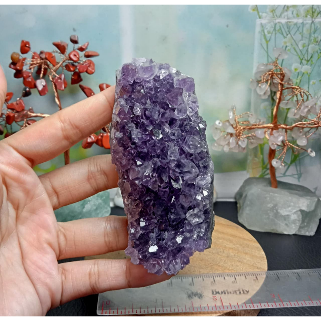 Druzy Geode Natural Brazil Amethyst Quartz Stone (9)