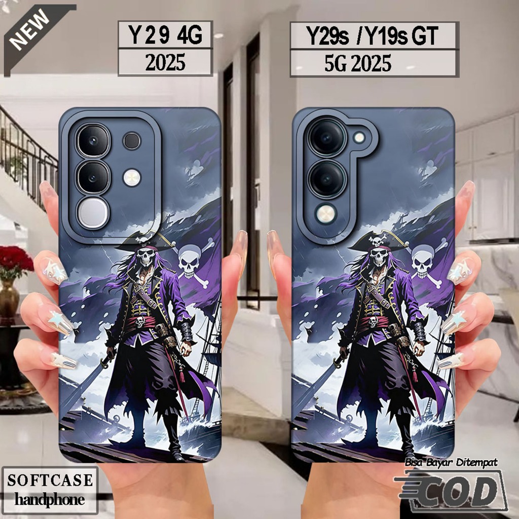 VIVO Y29 4G Silicone - VIVO Y29S - เคส VIVO Y19S GT _เคส softcase สีดําใสยืดหยุ่นสุดเท่