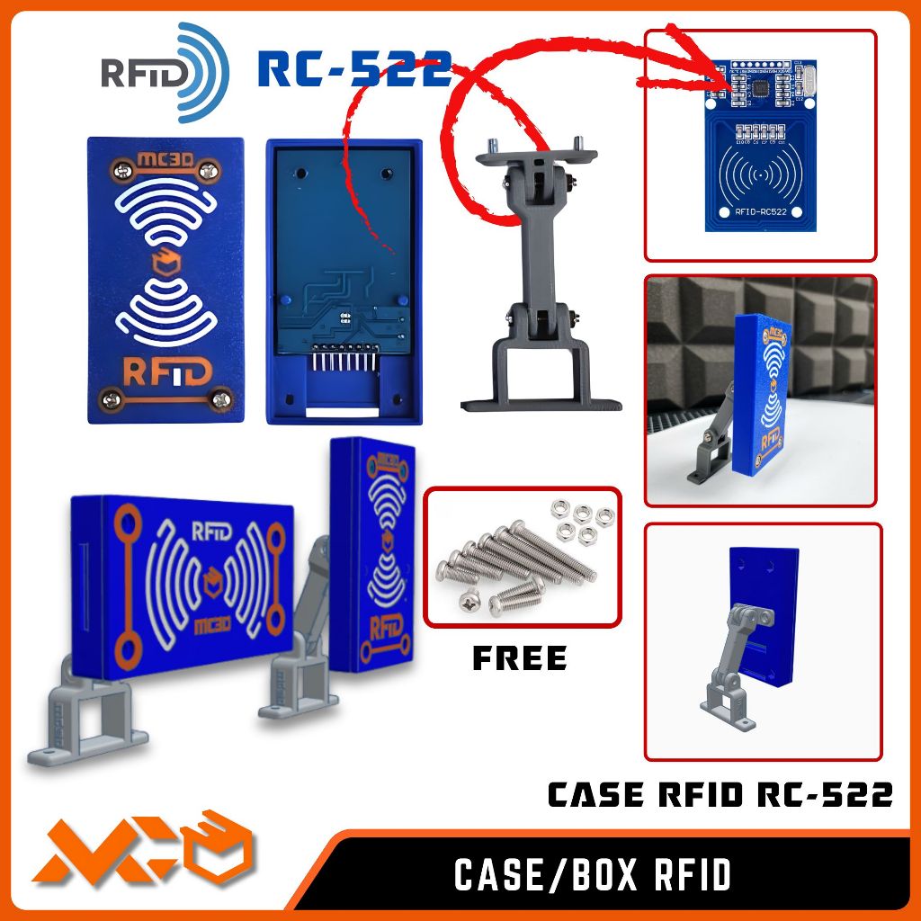 RFID CASE RC-522 RFID RC522 CASE BOX HOLDER RFID WITH LANDCAPE LEGS และ PORTRAIT