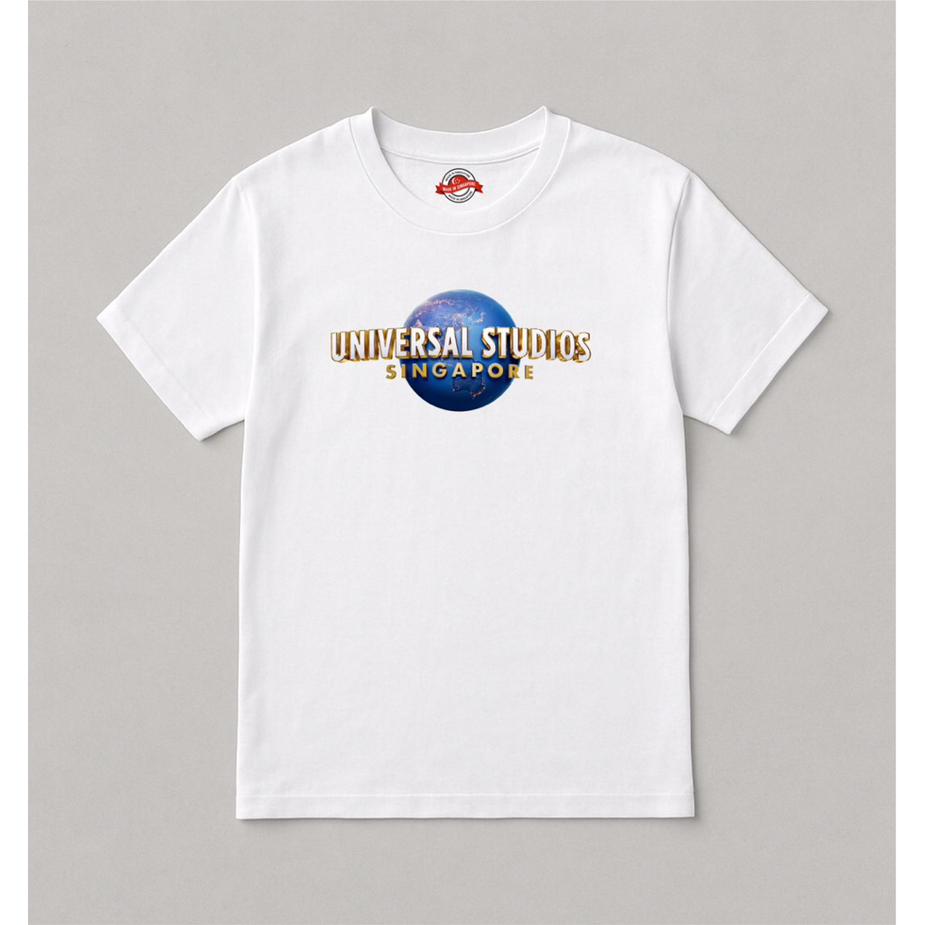 SINGAPORE STUDIOS UNIVERSAL T-SHIRT - SINGAPORE SOUVERNIR Cotton + Tag เสื้อยืด, ไซส์ S - 4XL
