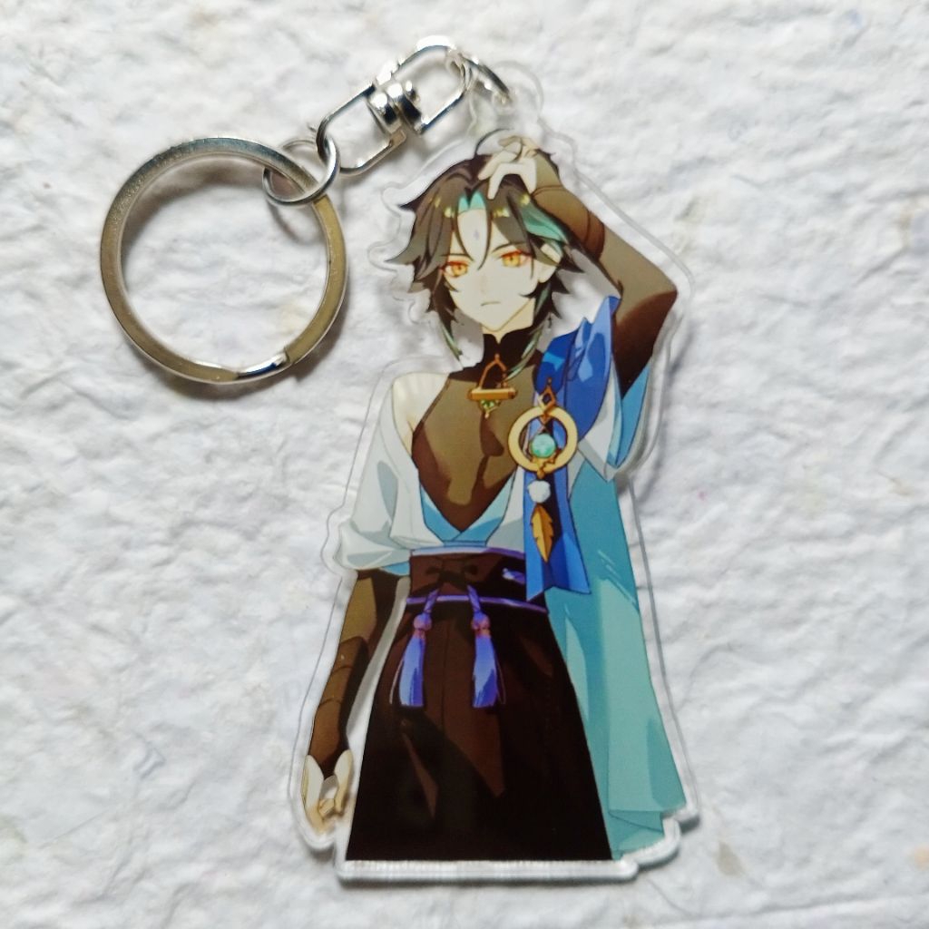 GANTUN XIAOGAN Genshin Impact พวงกุญแจ Genshin Impact อะนิเมะพวงกุญแจ