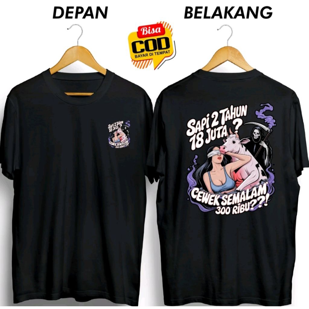 เสื้อยืด COW DISTRO 2 ปี 18 MILLION GIRL OVERNIGHT 300 THOUSAND