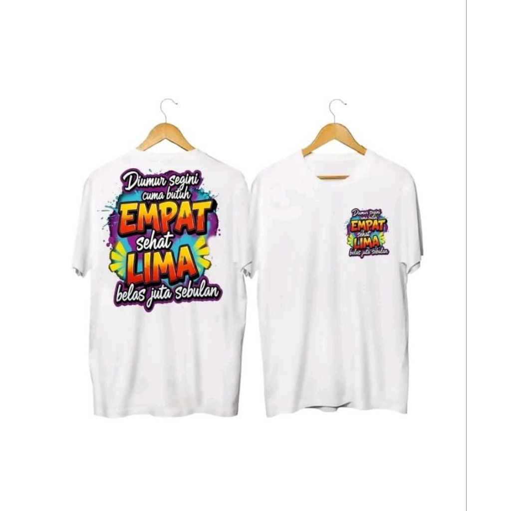 เสื้อยืดผู้ใหญ่มีคําที่อายุของ Coman butuh Four healthy five viral t-shirts