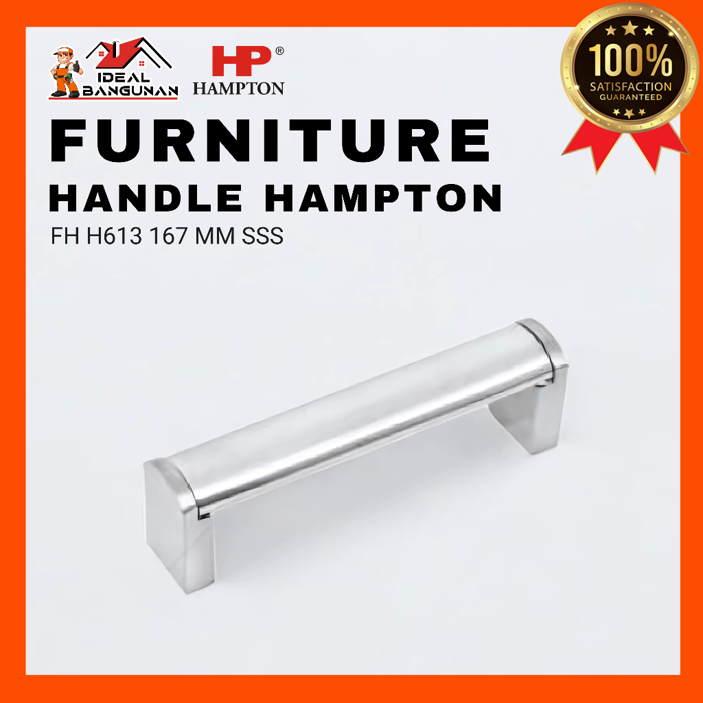 FURNITURE HDL HAMPTON OVAL FH H613 167 MM SSS