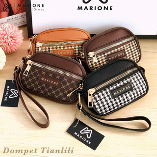 MARIONE - TIANLILI Dompet Oval 1 Rest Dompet Wanita Premium Quality Multifungsi Pouch
