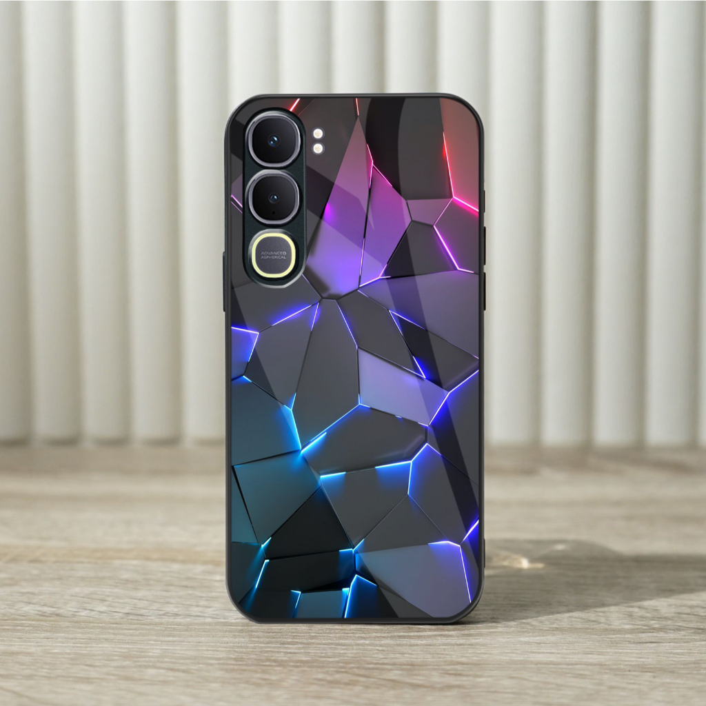 เคส Vivo Y21D Glossy Glass Softcase 2025 [SG12] เคส Vivo Y21D - เคสโทรศัพท์ Vivo Y21D - เคส Vivo Y21