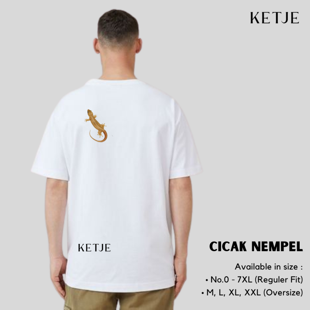 Kette - เสื้อยืด Gecko Ngel - Animal Series / Distro เสื้อยืดพิมพ์สกรีนแบบกําหนดเอง Premium Print เส
