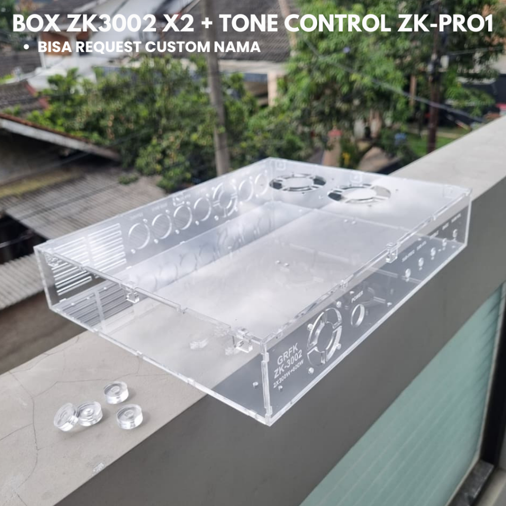 กล่องอะคริลิค ZK 3002 / ZK 3002 ACRYLIC CASE / ZK 3002 2.1 กล่อง