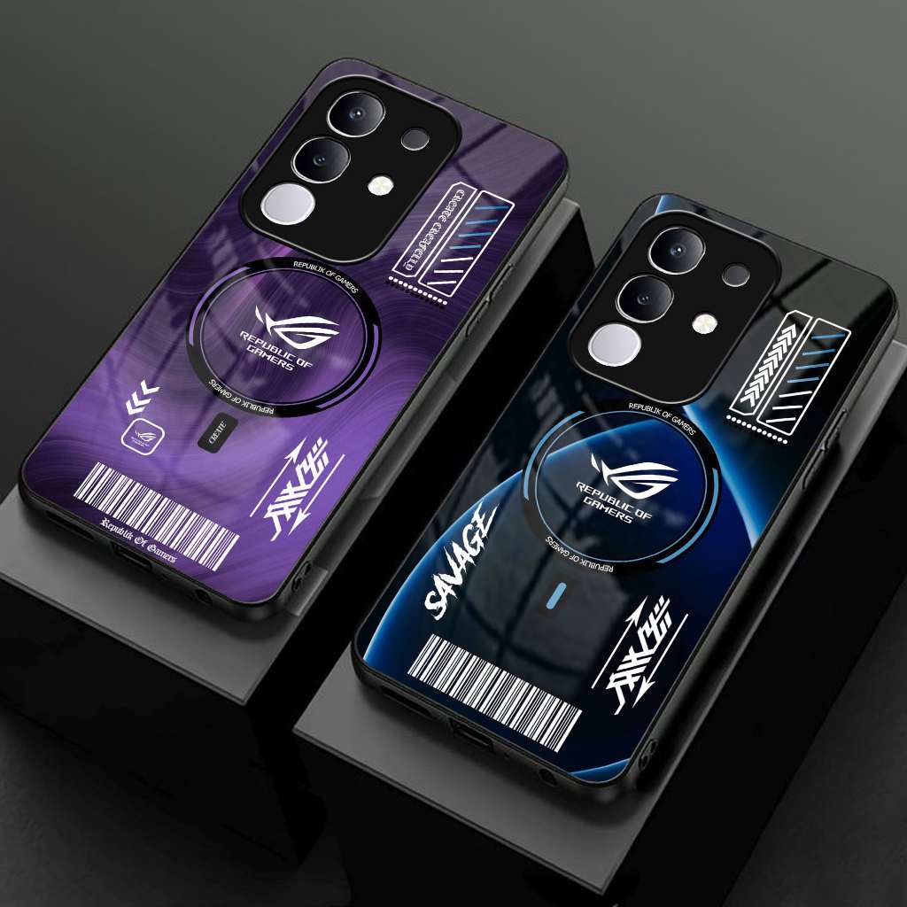 [56] Softcase Glass Y31 PRO - Glossy Casing Y31 PRO - Casing Kaca Y31 PRO - Case Glass Y31 PRO