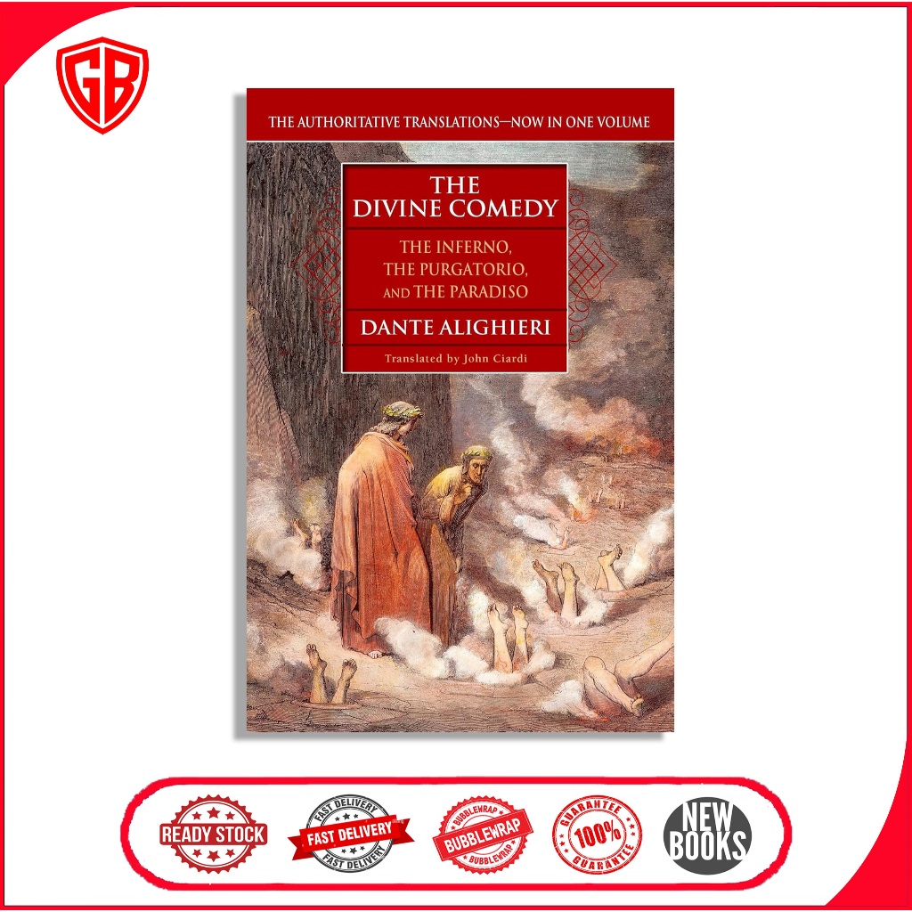 The Divine Comedy (The Inferno, The Purgatorio, และ The Paradiso) โดย Dante Ali (ภาษาอังกฤษ)