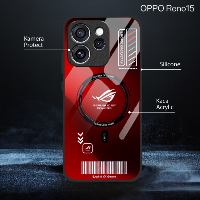 เคสกระจก Oppo Reno 15 ใหม่ล่าสุด [SF196]