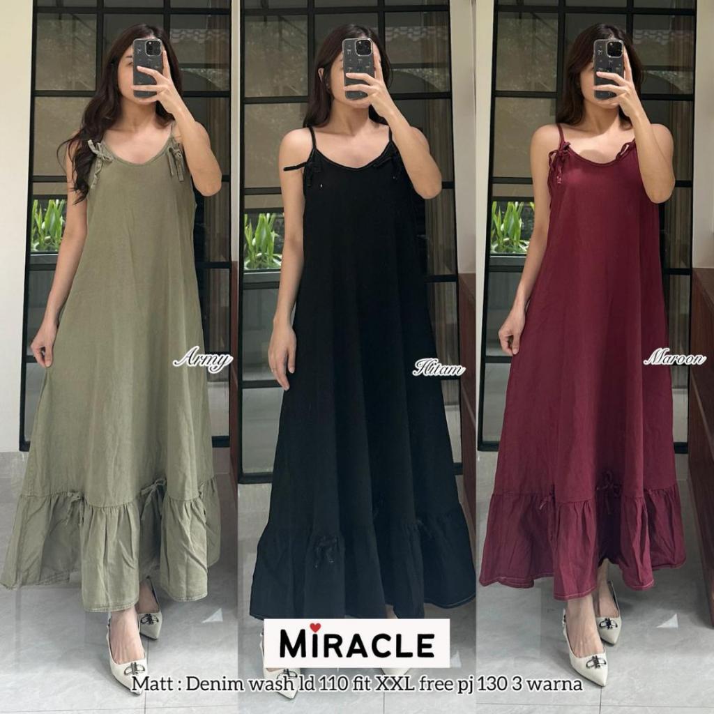 YEMA OVERALL JEANS DENIM / MAXY DRESS JEANS DENIM WASH PREMIUM COLOR