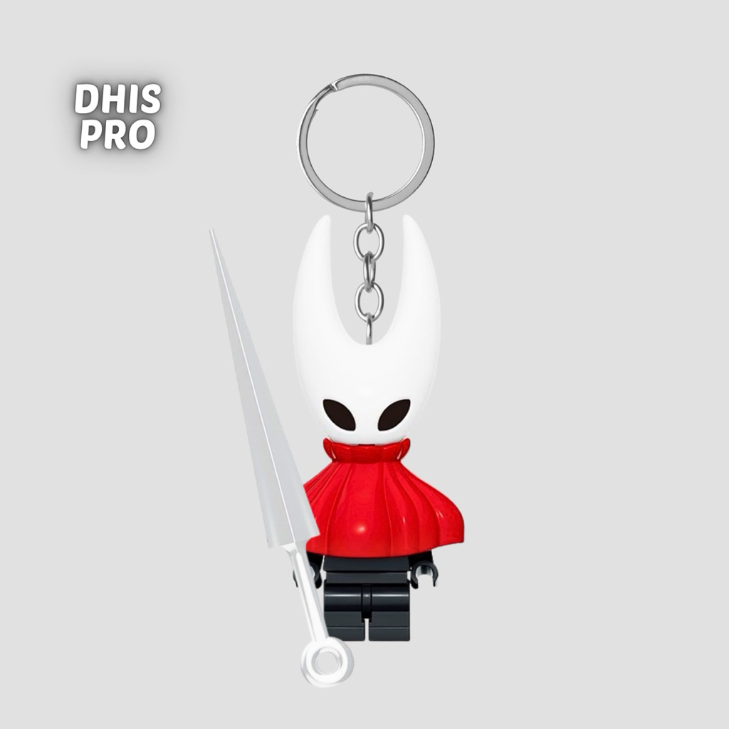 GANTUNGAN Dhis Project LEGO Minifigure Hollow Knight Hornet พวงกุญแจ Silksong