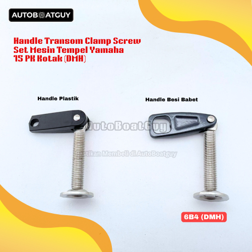 MESIN Handle Transom Clamp Screw Set Yamaha 15 PK Outboard Engine Box DMH 6B4 DMH