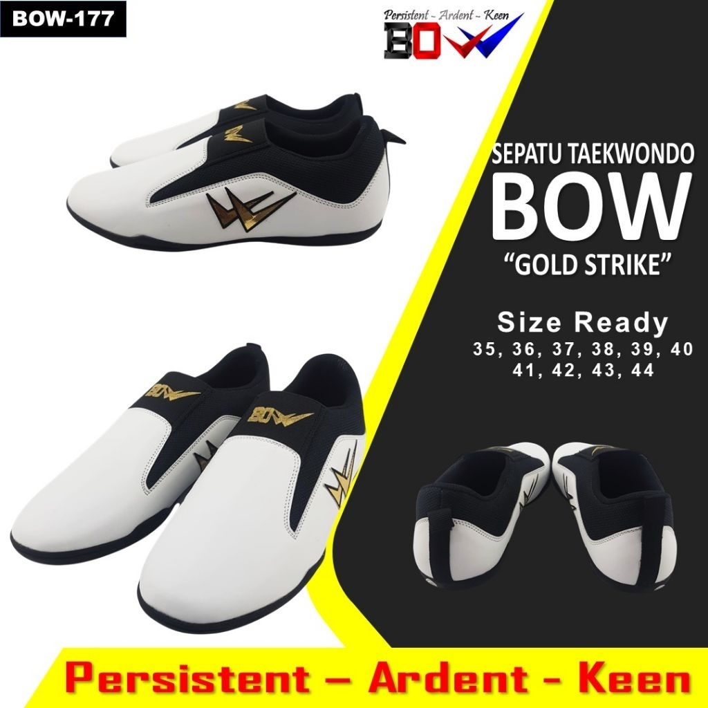 รองเท้าเทควันโด BOW Shoes Fight Training Training รองเท้าผ้าใบสีขาว รองเท้า