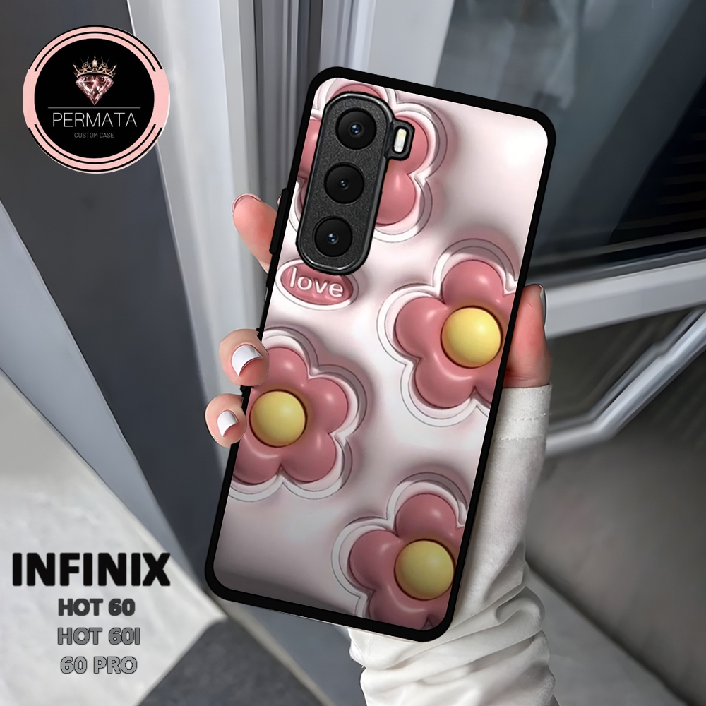 |IO08| PERMATTA CASE INFINIX HOT 60 HOT 60 I HOT 60 PRO | แก้ว EFFECT | เคส HP SOFTCASE แบบกําหนดเอง