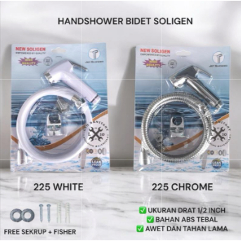Soligen White Jet Shower / Soligen White Shower Cebok Bidet