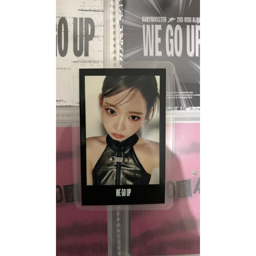 Photocard Rora Babymonster อย่างเป็นทางการ MAKESTAR WE GO UP