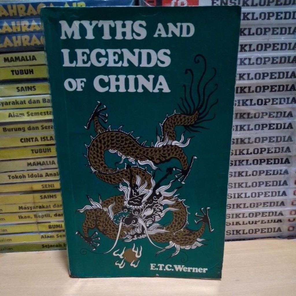 หนังสือต้นฉบับ MYTHS และ LEGENDS OF CHINA ETC Werner GB