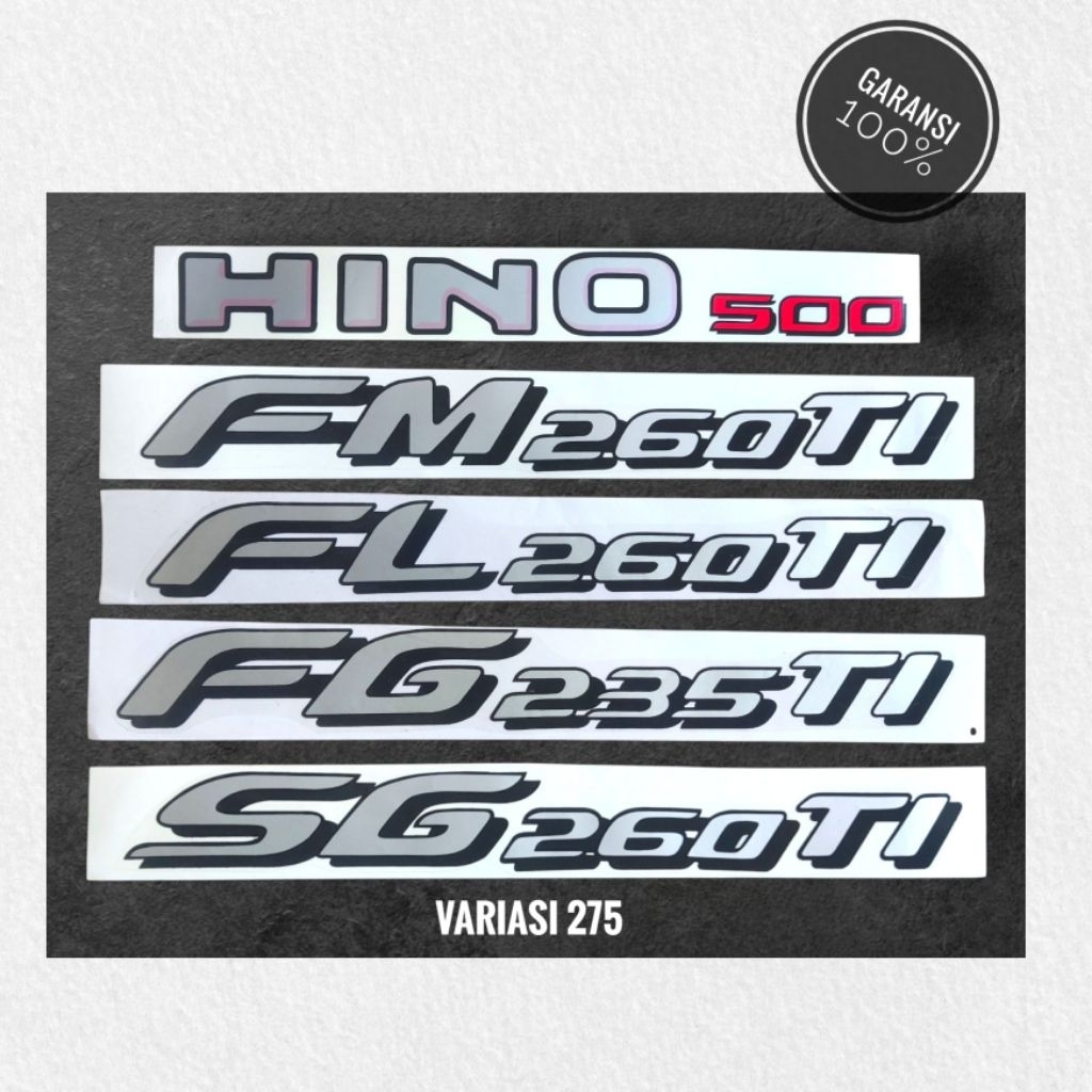 Hino 500 สติ๊กเกอร์ / สติ๊กเกอร์ Hino 500 / สติ๊กเกอร์ Hino lohan / Hino 500 fm 260 ti / fm 260 ti /