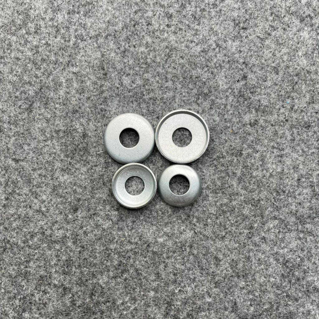 SKATEBOARD RING WASHER CUP BUSHING - สีเงิน (1 ชุด)