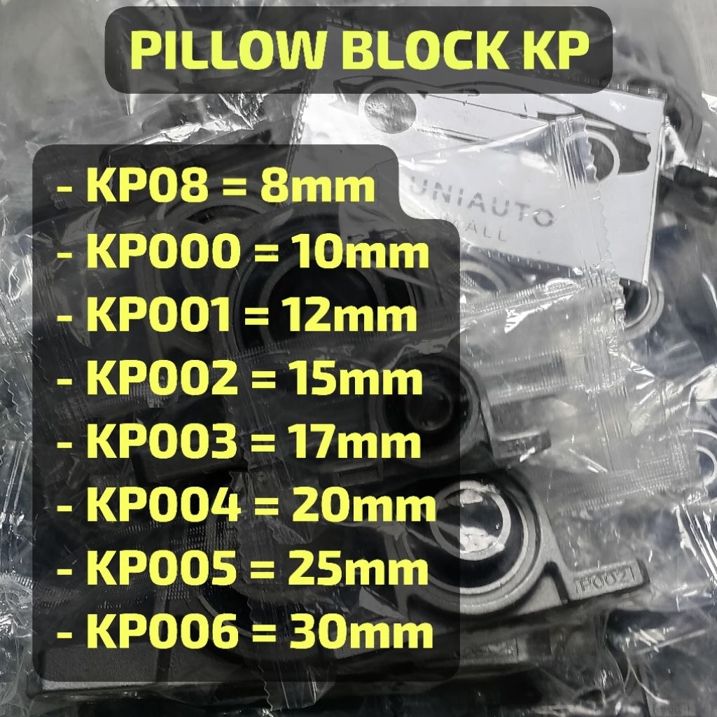 PILLOW BLOCK BEARING KP08 KP000 KP001 KP002 KP003 KP004 KP005 KP006 CNC 3D PRINTER