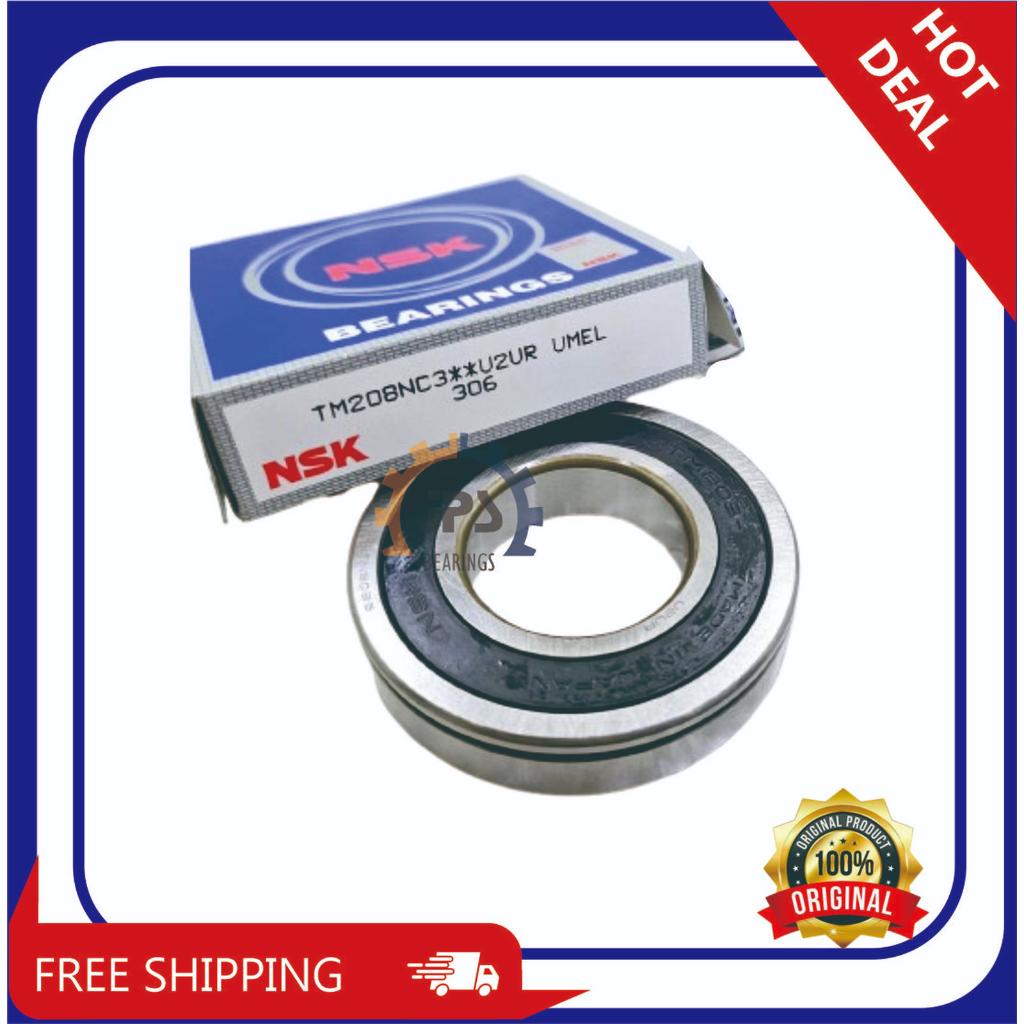 LAKER BEARING TM208NC3 NSK ORIGINAL MADE IN JAPAN TM 208N C3 2RSNR