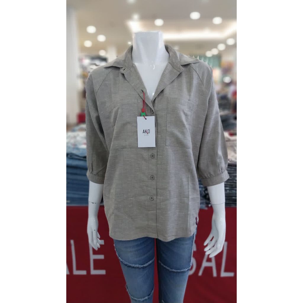 KEMEJA AKO เสื้อเชิ้ตยีนส์
