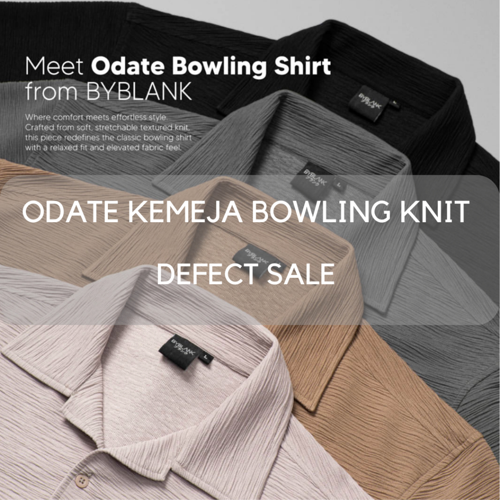 KEMEJA DEFECT - เสื้อเชิ้ตผู้ชาย BOWLING KNIT
