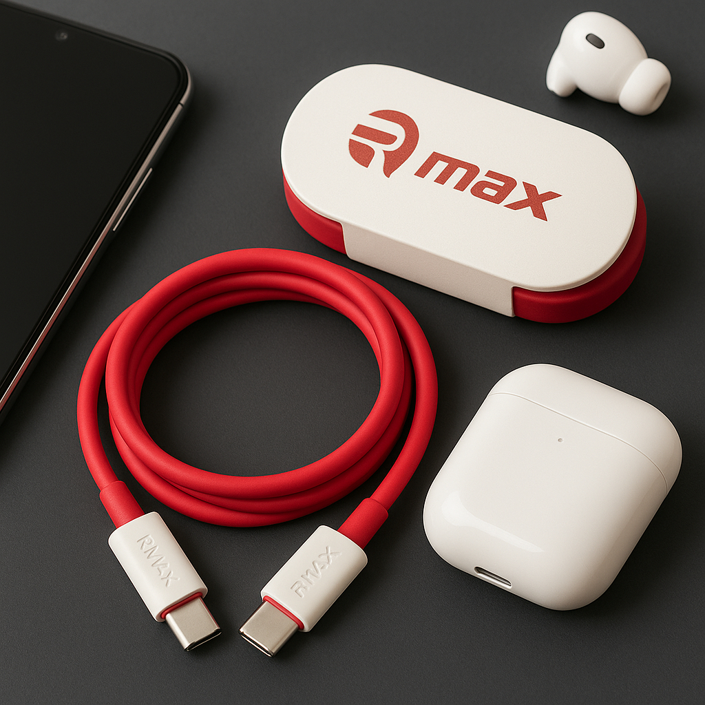 RMAX PRO 4.5A TYPE C TO TYPE C / C TO C Data Cable Type C Cable Fast Charging PD QC3.0 VOOC Quick Ch