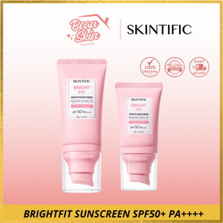 Skintific Bright Fit Serum Sunscreen SPF 50 PA++++ Hydrating & Glowing