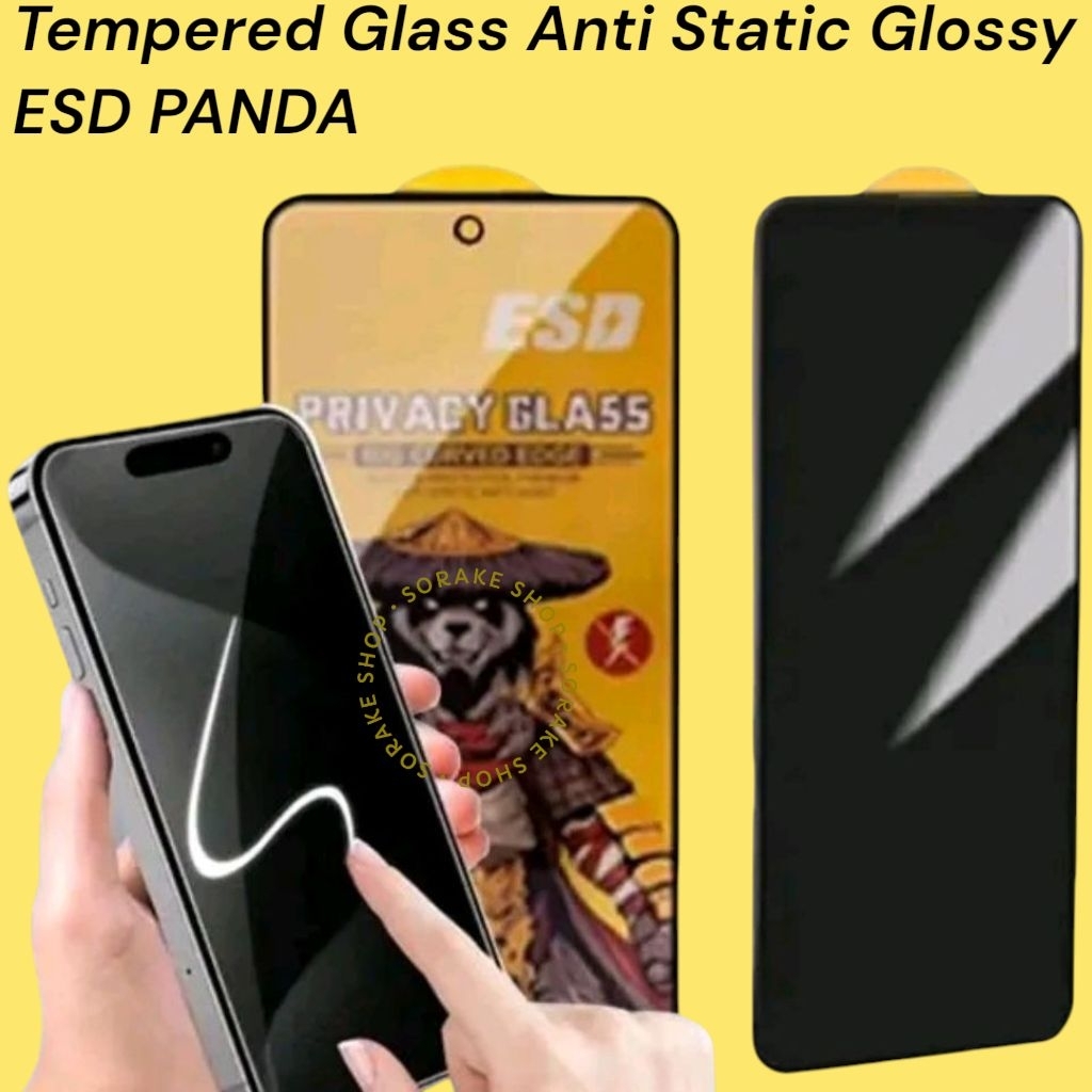 กระจกนิรภัย ESD Panda Anti SPY/Clear Xiaomi Mi 10i Mi 10 Lite Mi 10T Mi 10T Pro Mi 10T Lite Mi 11i M