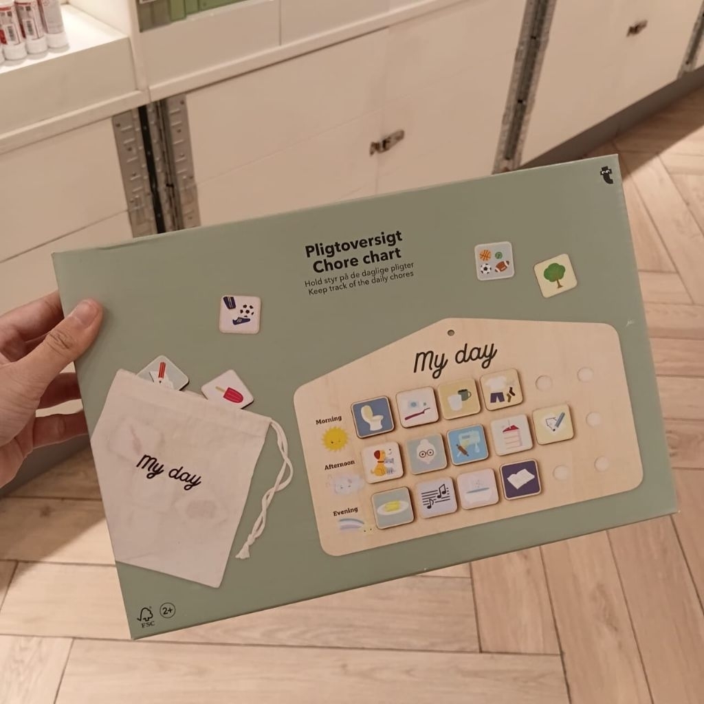 [JASTIP FLYING TIGER] Chore Chart Daily Planner Board ไม้วันของฉัน