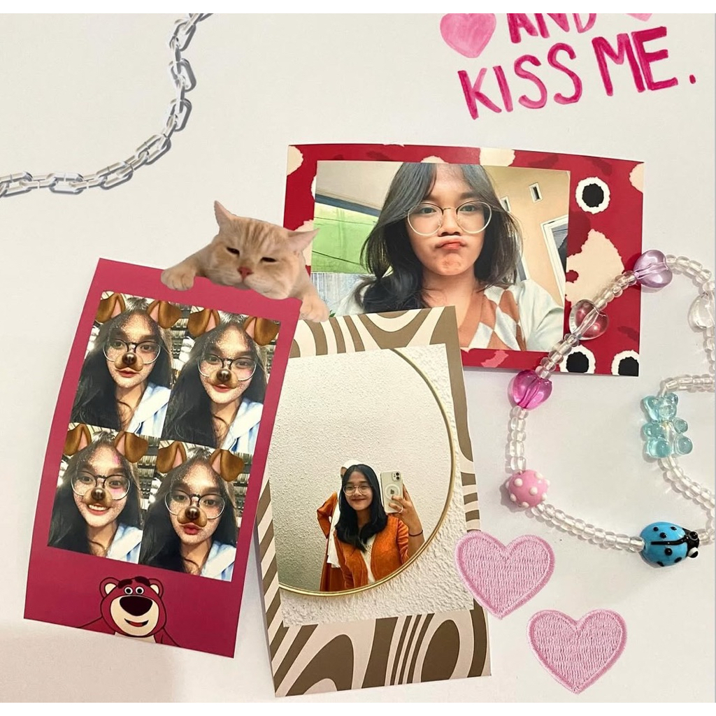 [ Marboenzlg ] POLAROID Portrait WATERPROOF FRAME COSTUME - GET 30 ชิ้น