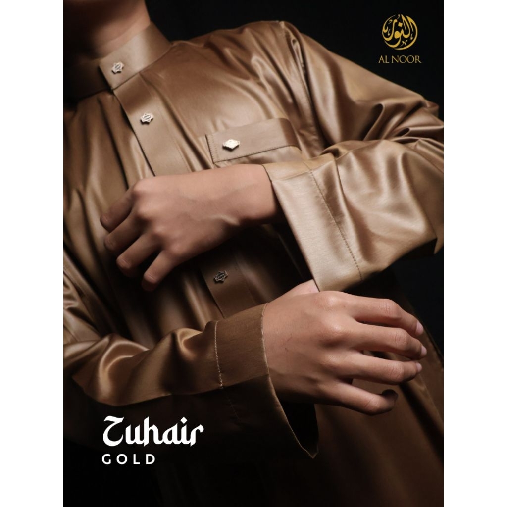 ALNOOR เสื้อคลุมธรรมดาสําหรับวัยรุ่นแขนยาว Zuhair