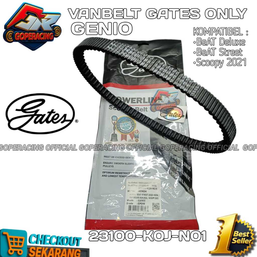 VANBELT GATES POWERLINK VBELT GENIO KOJ ผลิตในประเทศไทย