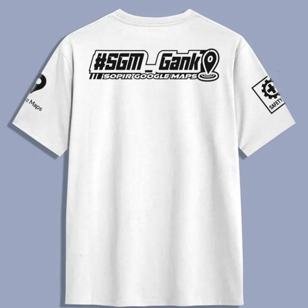 SGM Gank Driver Google Maps เสื้อยืด / SGM Gank Driver Google Maps Distro เสื้อ / เสื้อผ้าผู้ชายและผ