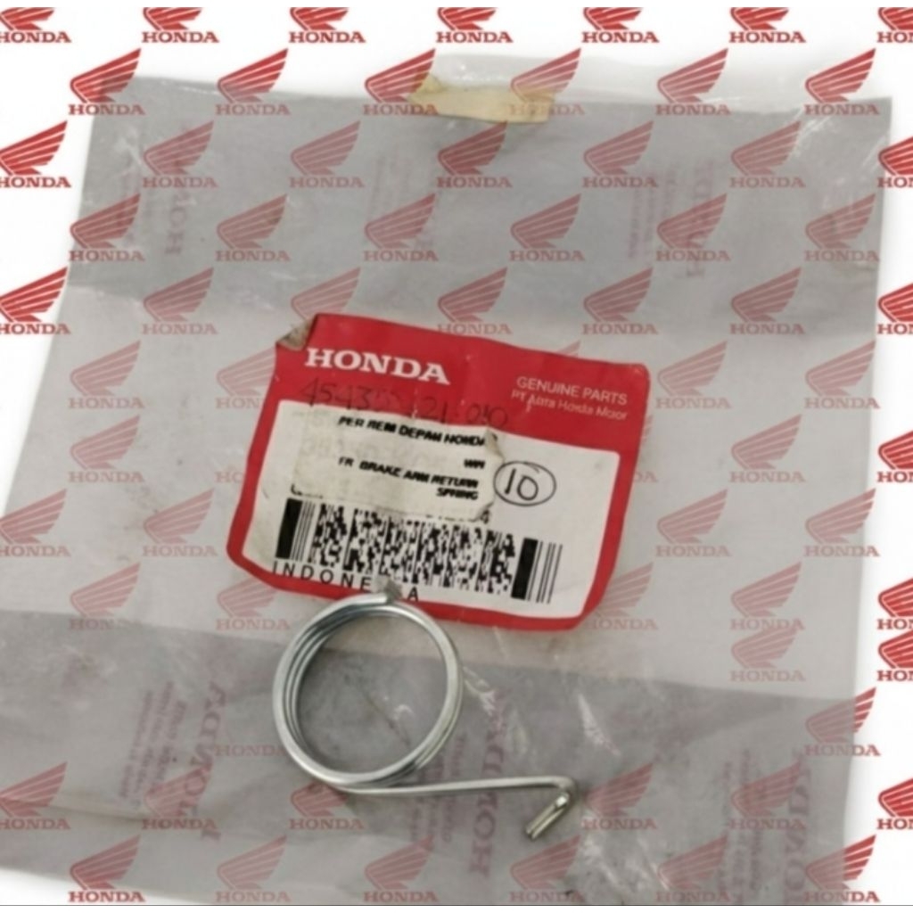 สปริงแป้นเบรคดรัมหน้า Honda Grand Supra Karisma Honda ORIGINAL AHM 45435-121-010