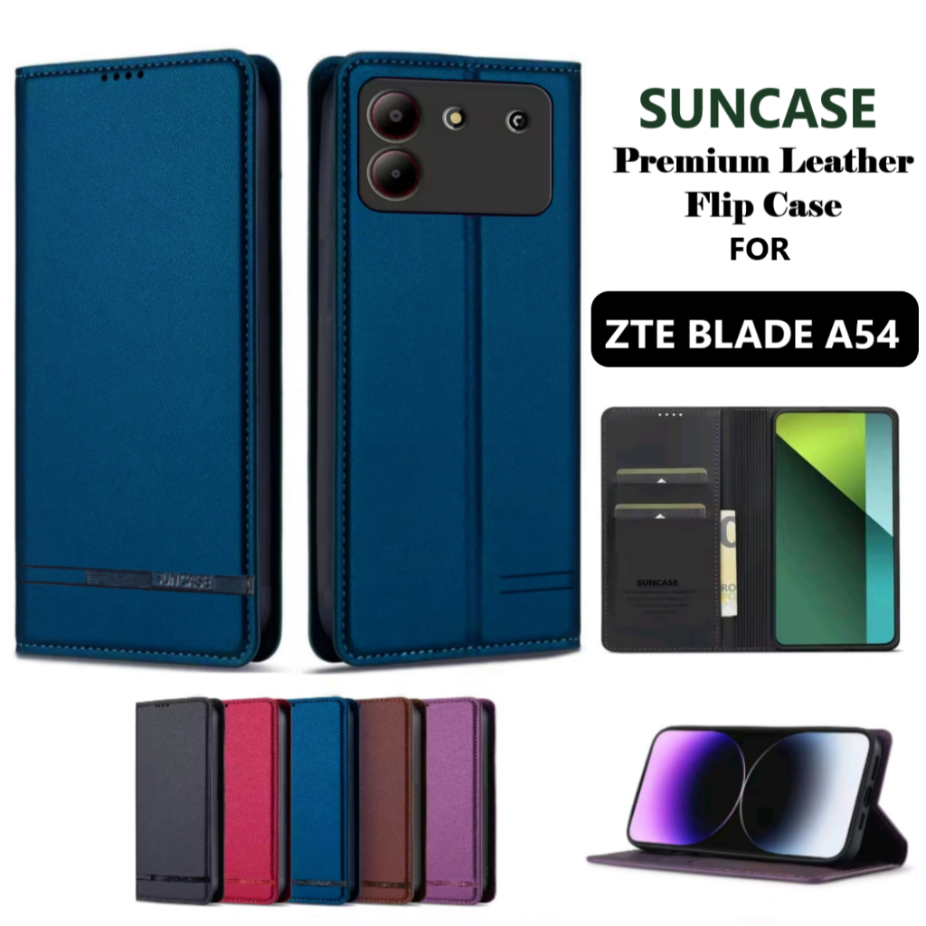 เคส Hp สําหรับ ZTE BLADE A54 กระเป๋าสตางค์พลิกระดับพรีเมียม เคสแบบพับปิดได้ กระเป๋าสตางค์ซิลิโคน