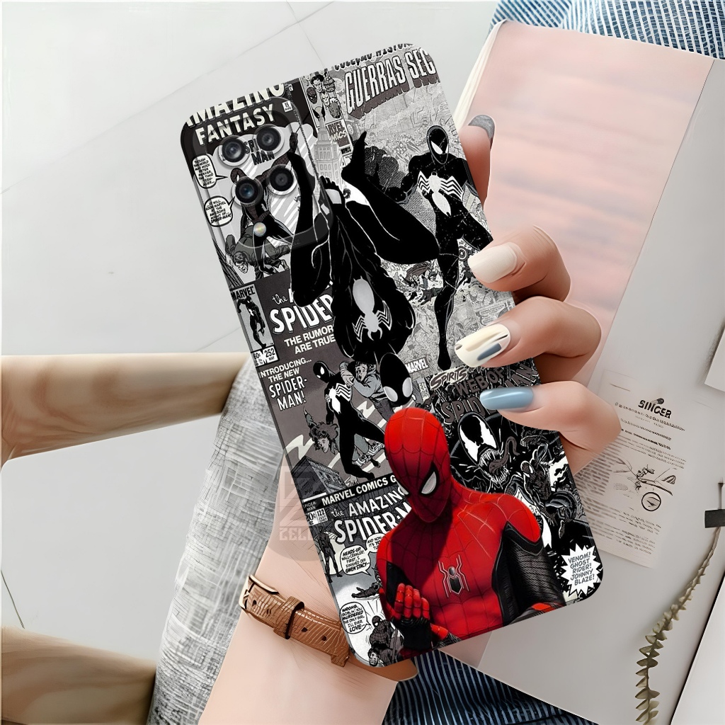 เคส Samsung Galaxy A12/M12 ใหม่ล่าสุด - เคสแฟชั่น Spiderman - เคส Samsung Galaxy A12/M12 Softcase - 