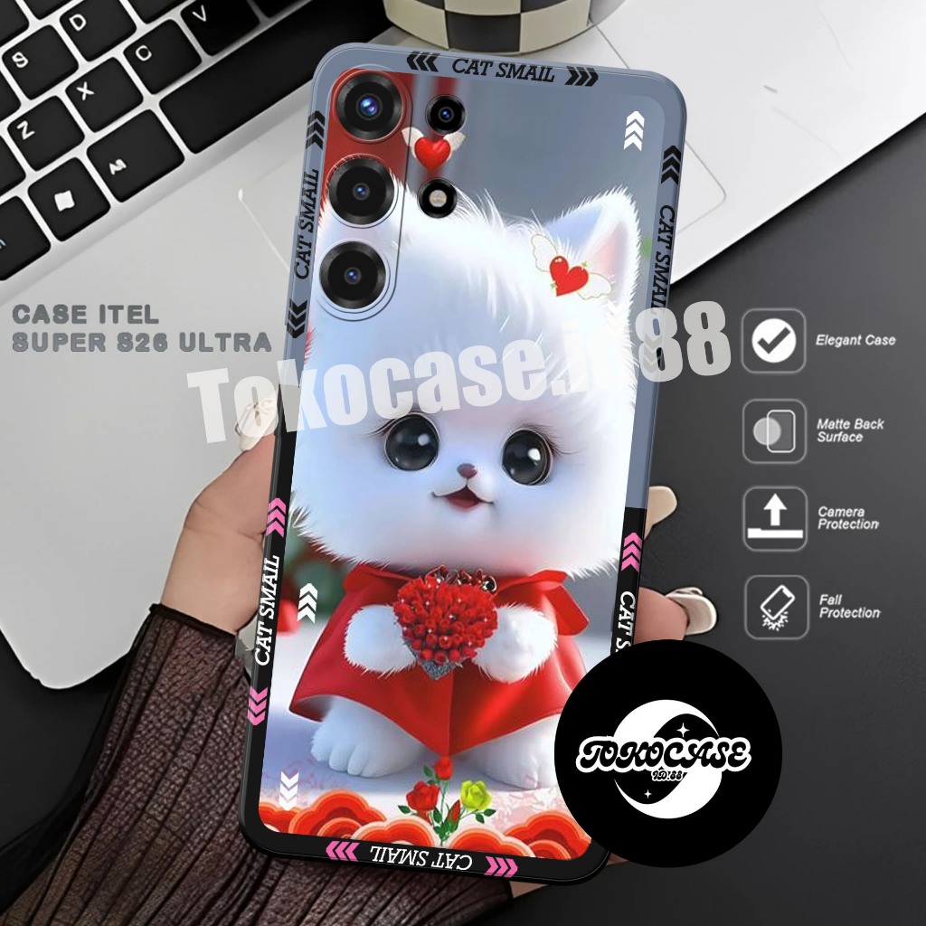 ITEL S26 ULTRA Case เคสแฟชั่นล่าสุด Procamera Macaron ซิลิโคน TPU_44