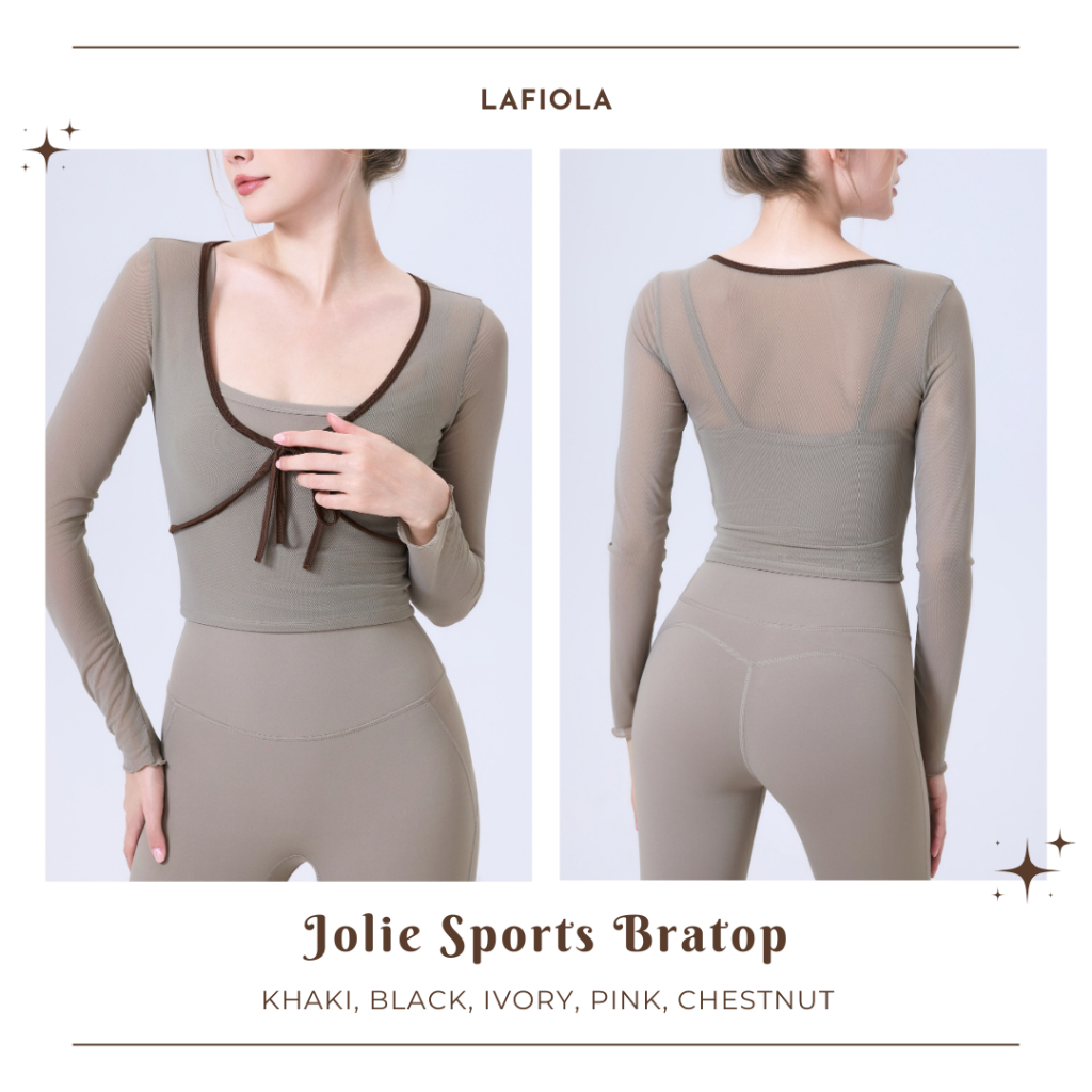 LAFIOLA - JOLIE SPORTS BRATOP โยคะออกกําลังกายยิมพิลาทิส