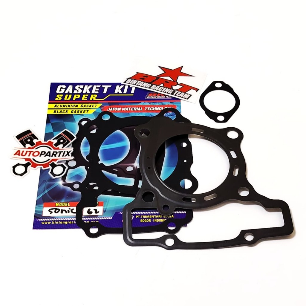BRT SONIC CAST IRON UPPER และ BOTTOM GASKET 62 มม. BRT GASKET SONIC HEAD BLOCK GASKET 62 มม.