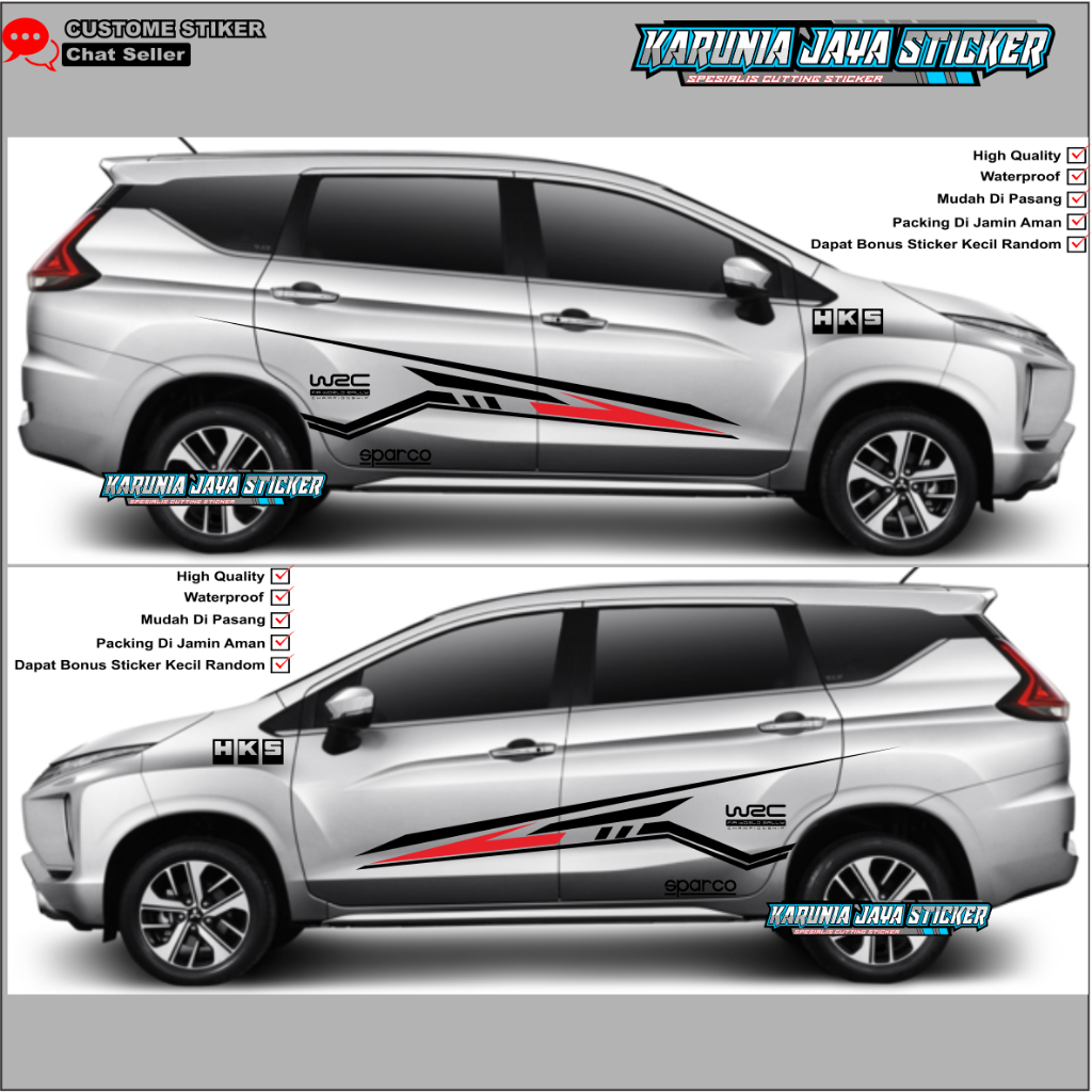 MITSUBISHI XPANDER สติ๊กเกอร์ตัดสติ๊กเกอร์ รถ Xpander Sport Sticker MITSUBISHI XPANDER CROSS สติ๊กเก
