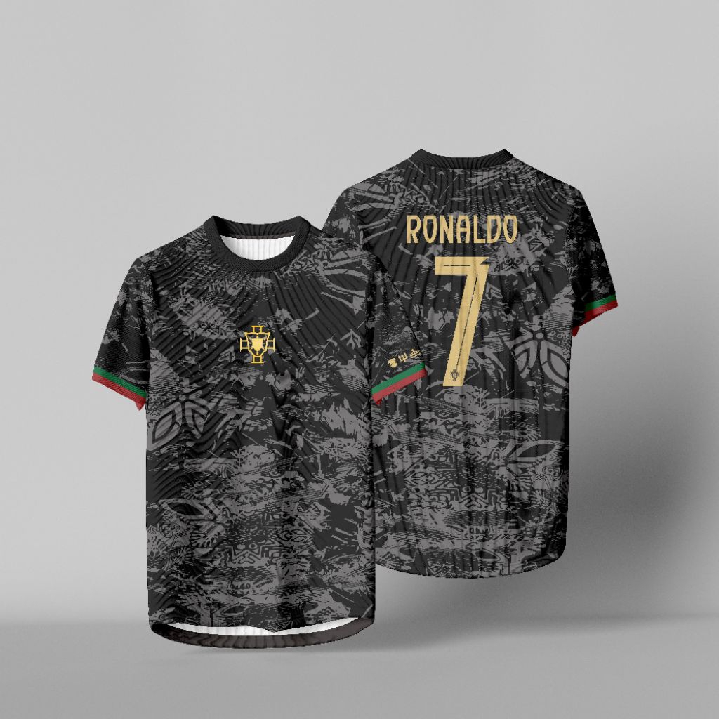 PORTUGAL JERSEY SPECIAL EDITION Cr7 RONALDOCUTETHE SIIUUUKU 2025 ฟรีชื่อและกลับหมายเลข