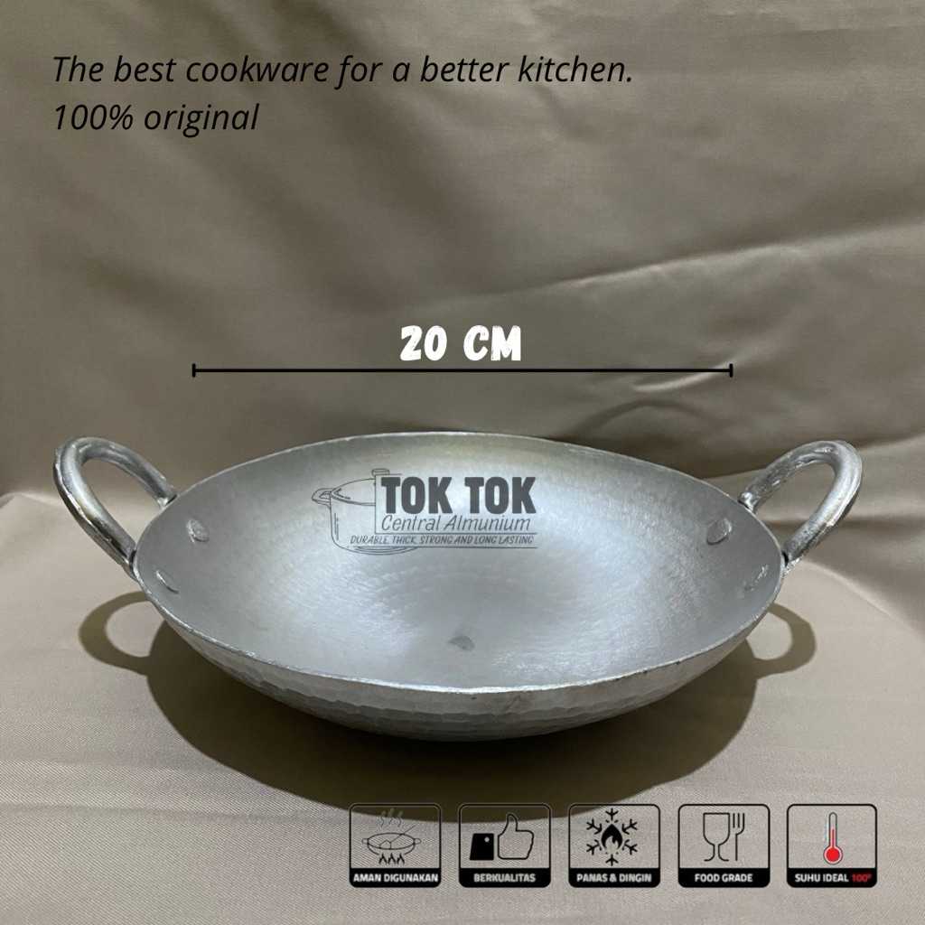 (20CM) GARUT TYPICAL ALUMINIUM PAN/PAN 20 CM DIAMETER THICK