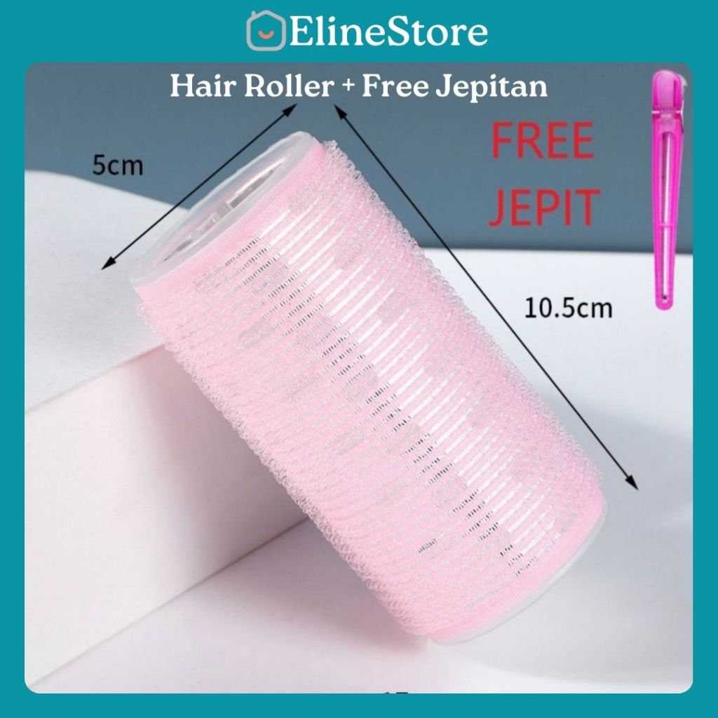 HAIR ROLLER + FREE HAIR ROLLER JUMBO CURLY สไตล์เกาหลี ELINESTORE
