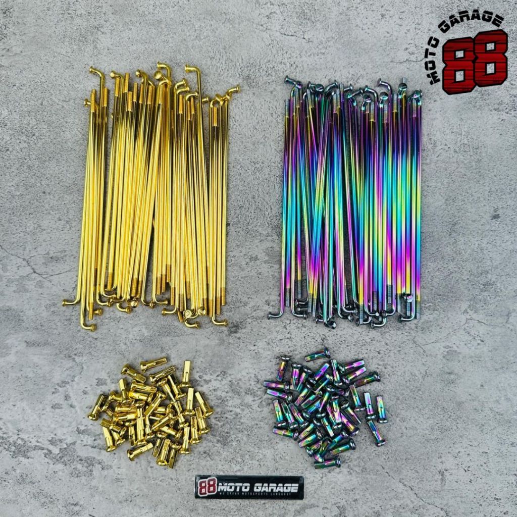 Spokes ขนาด 9x172 Universal รถจักรยานยนต์ทั้งหมด Drive Racing